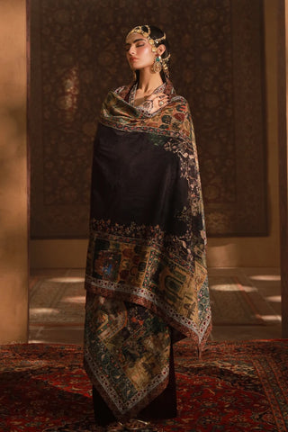 Vasl (Connection) Velvet Shawl