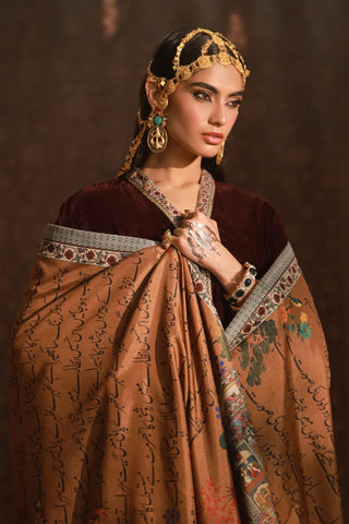 Shirin (Delightful) Velvet Shawl