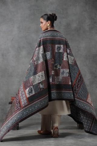 Guzarish (Request) Velvet Shawl