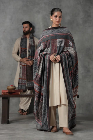 Guzarish (Request) Velvet Shawl