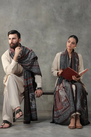 Guzarish (Request) Velvet Shawl