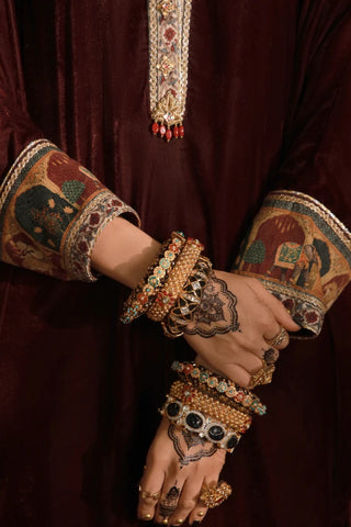 Shirin (Delightful) Velvet Set