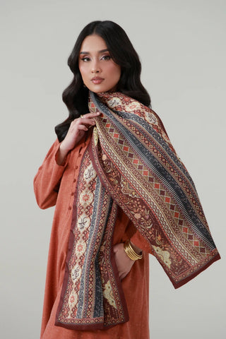 Nazakat (Softness) Stole - Maroon