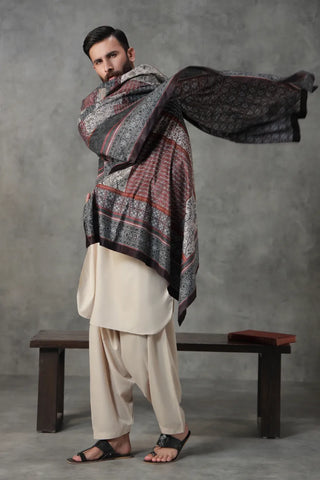 Guzarish (Request) Velvet Shawl