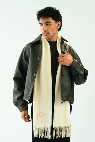 Cashmere Stole - Vanilla White