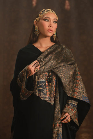 Nayyara (Luminous) Velvet Cape