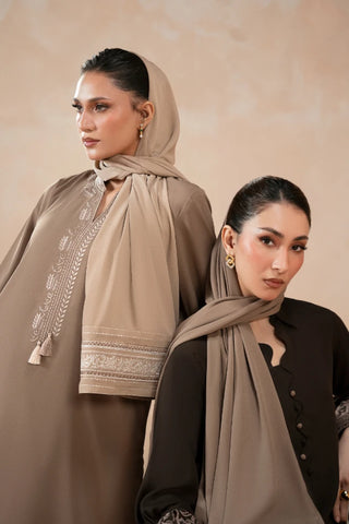 Manto Women's Hijab Friendly Embroidered Scarves