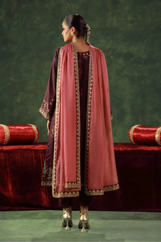 Kanwal (Water Lilly) Set - Deep Purple