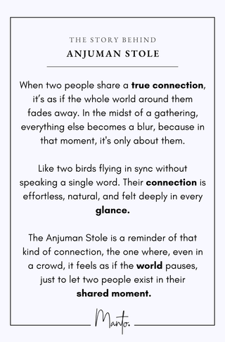 Anjuman (Beautiful Gathering) - Red Stole