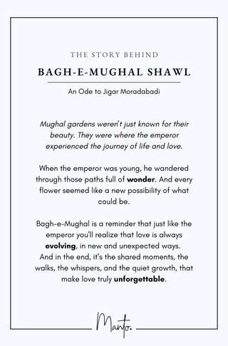 Design Philosophy of Bagh-e-Mughal Shawl