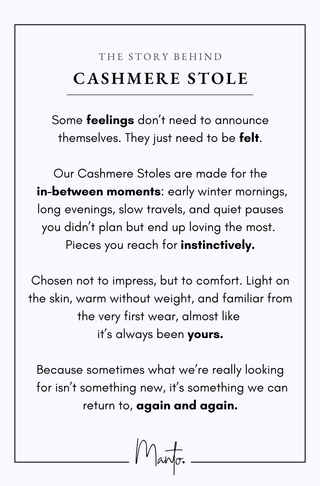 Cashmere Stole - Fiery Red