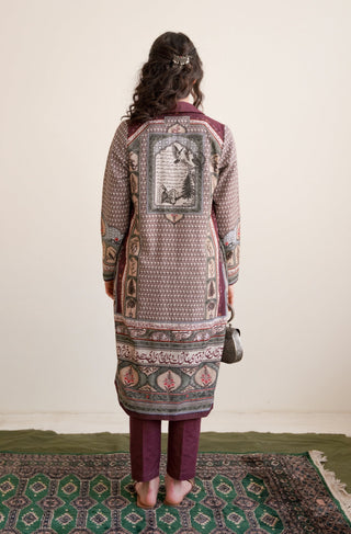 Virsa (Heritage) Coat - Maroon