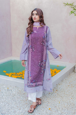 Shopmanto, wear manto, manto clothing brand, manto pakistan, ladies clothing brand, urdu calligraphy clothing, manto plum and lilac phool khaddar kurta with urdu calligraphy, manto winter collection, manto khaddar collection, khaddar kurtas