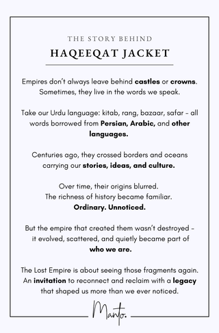 Haqeeqat (Reality) Jacket