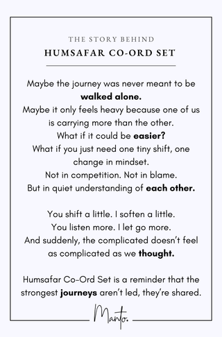 Humsafar (Companion) Co-ord set