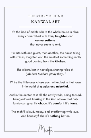 Kanwal (Water Lilly) Set - Deep Green