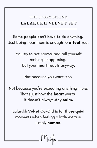 Lalarukh (Bloom Faced) Velvet Set