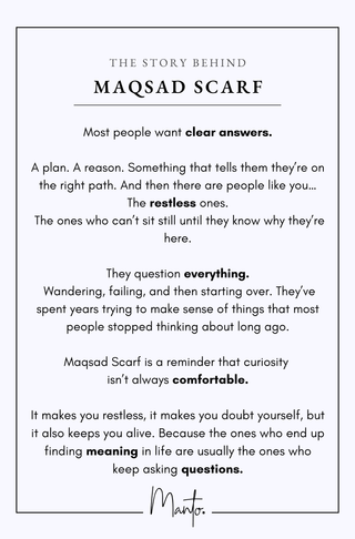 Maqsad (Purpose) - Scarf