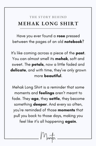 Mehak (Floral Scent) Long Shirt