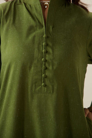 Aura Co-Ord Set - Olive Green