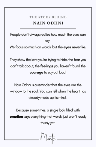 Nain (Eyes) Odhni