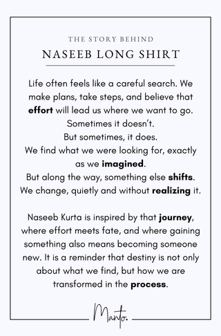 Naseeb (Fate) Long Shirt