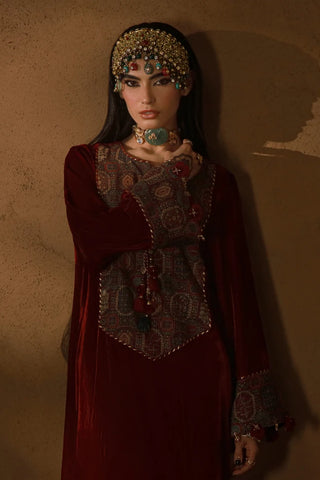 Parisa (Fairy Like) Velvet Kaftaan