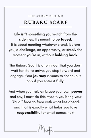 Rubaru (At First Sight) - Scarf