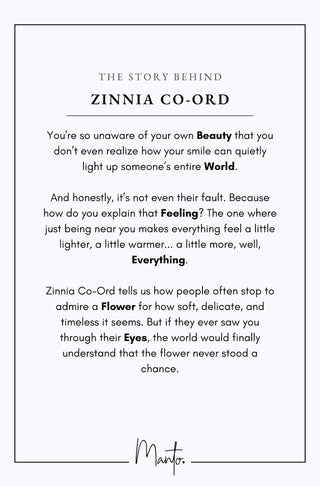 Zinnia (Quiet Beauty) Co-Ord Set